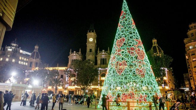 Arbre de Nadal a València 2020