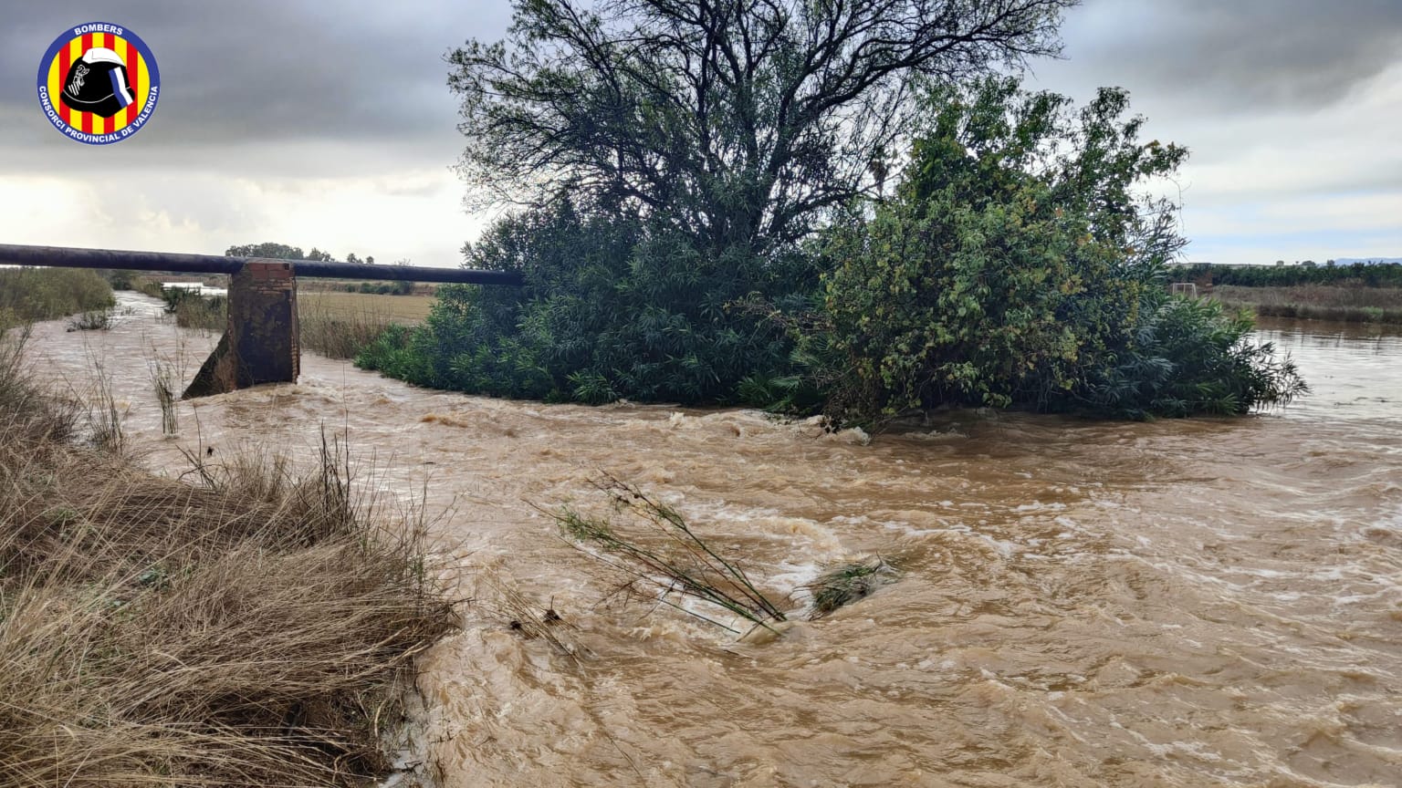 Inundación durante un episodio de DANA