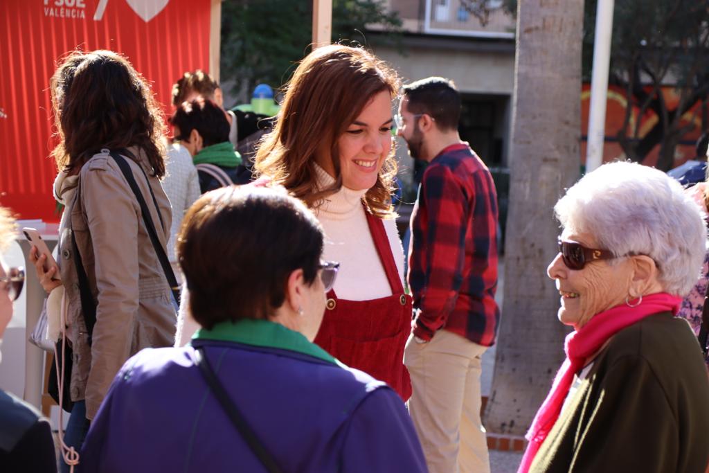 La vicealcaldessa de València i candidata del PSPV-PSOE a València, Sandra Gómez