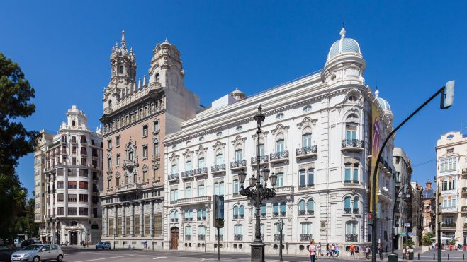 Façana de la Fundació Bancaixa de València. Imatge: Fundación Bancaja
