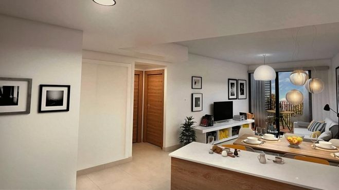 Proyección del interior de una de las viviendas que se construirán en Torrent