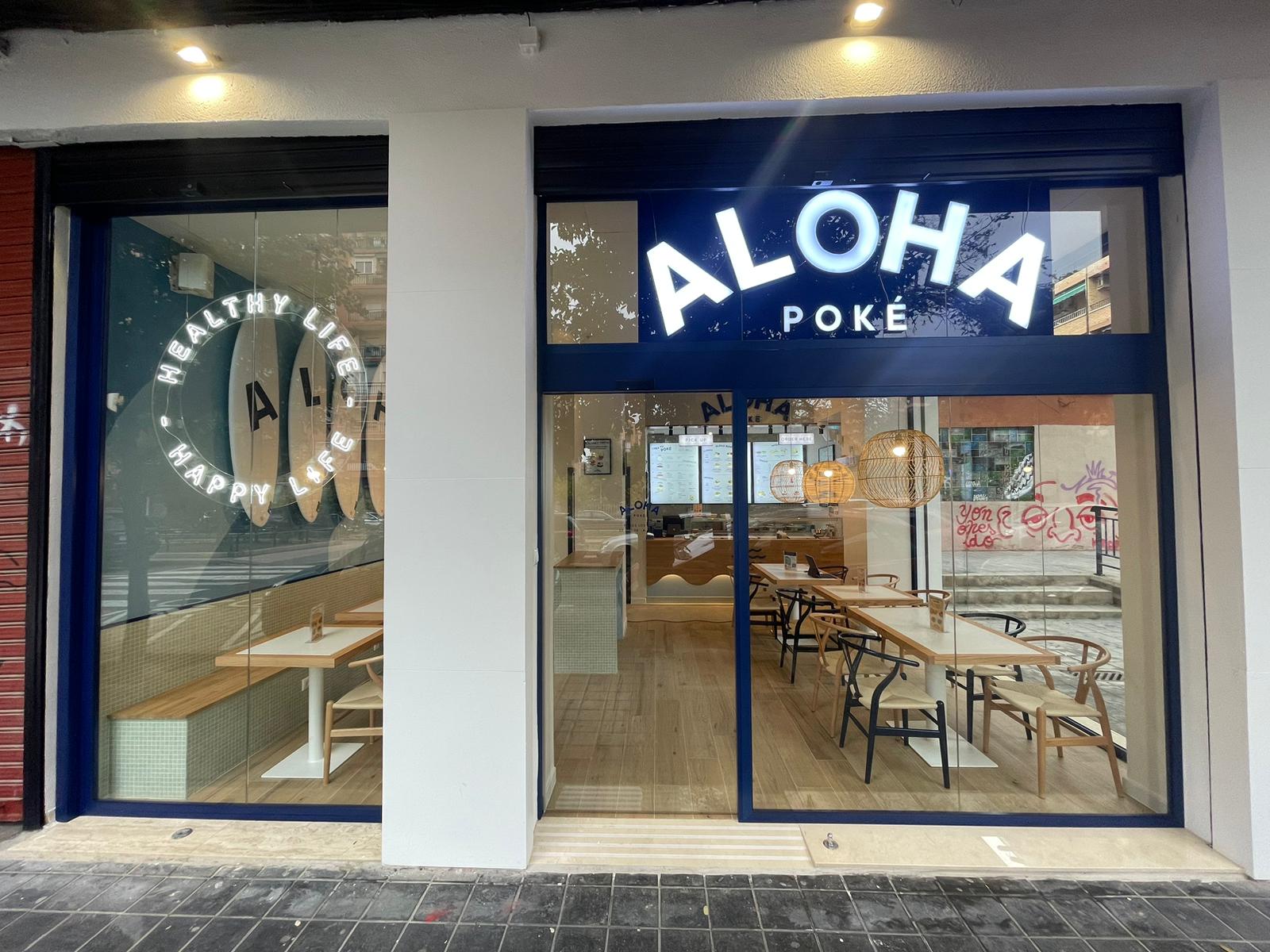El nou local d'Aloha Poké a València