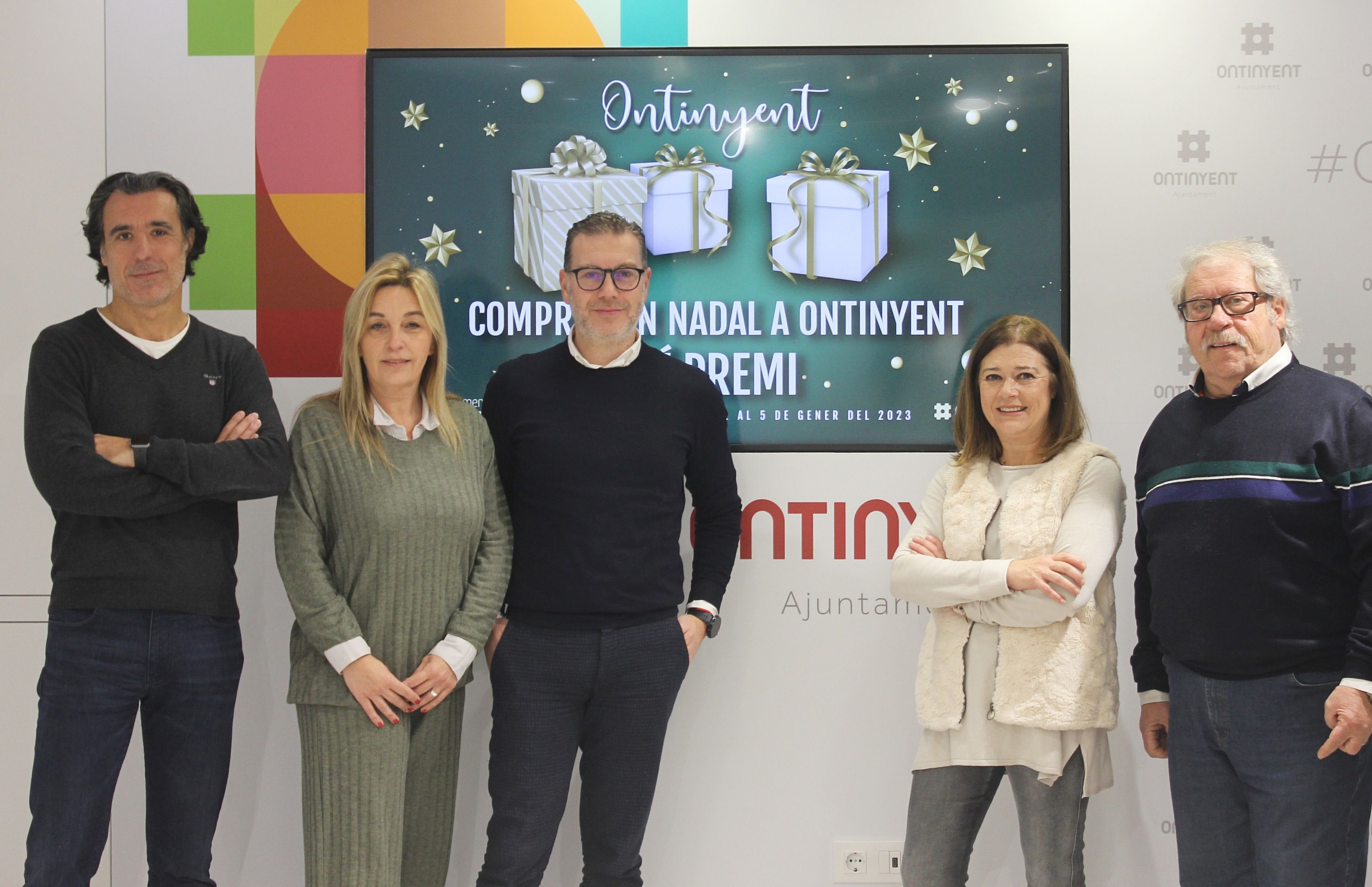 Campaña promoción comercial en Navidad en Ontinyent