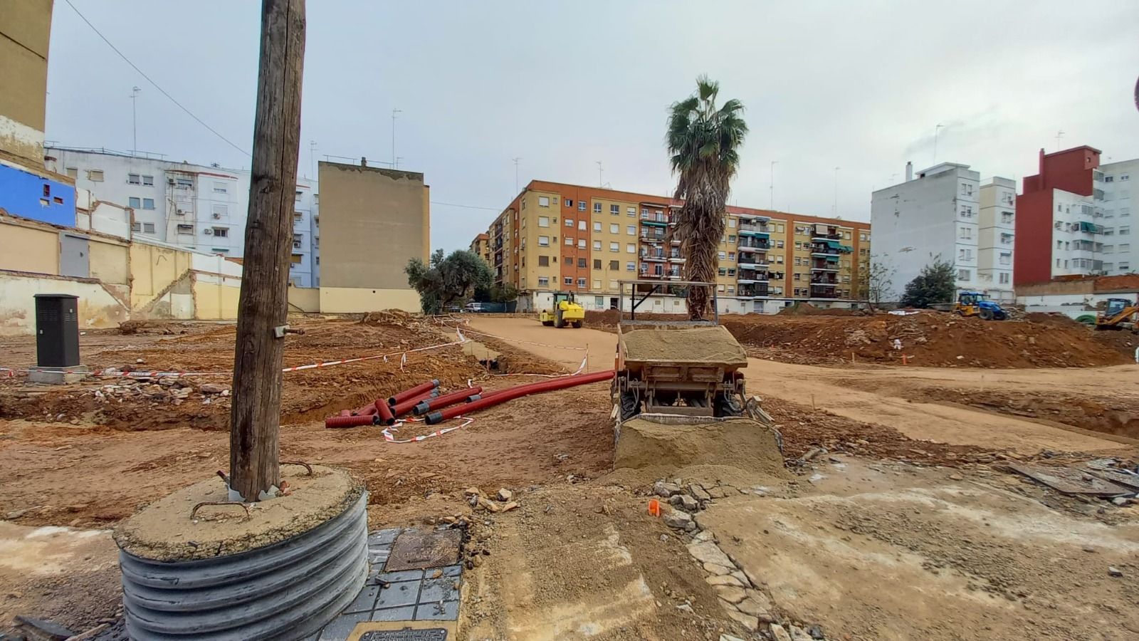Obras del PAI Agustín Lara en Orriols