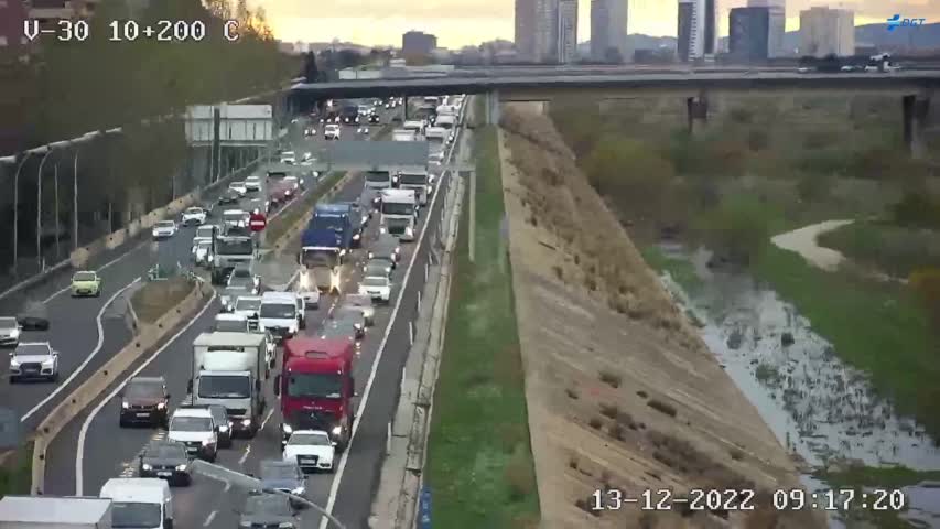 La V-30 hoy martes 13 de diciembre