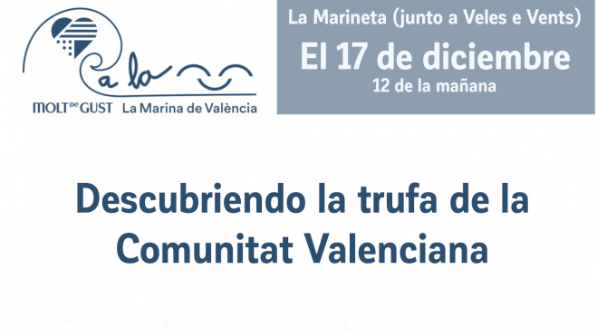 Cartel de la Feria de la Trufa de la Comunitat Valenciana