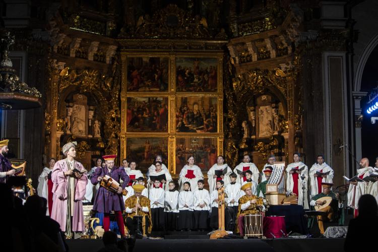 Representación del Cant de la Sibila en la Catedral de València