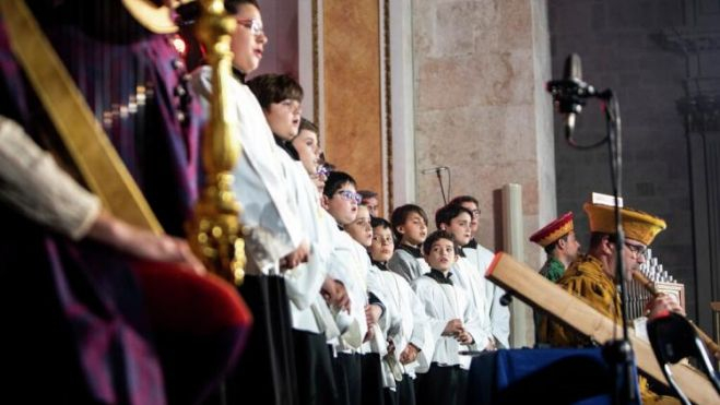 Representación del Cant de la Sibila en la Catedral de València Representación del Cant de la Sibila en la Catedral de València