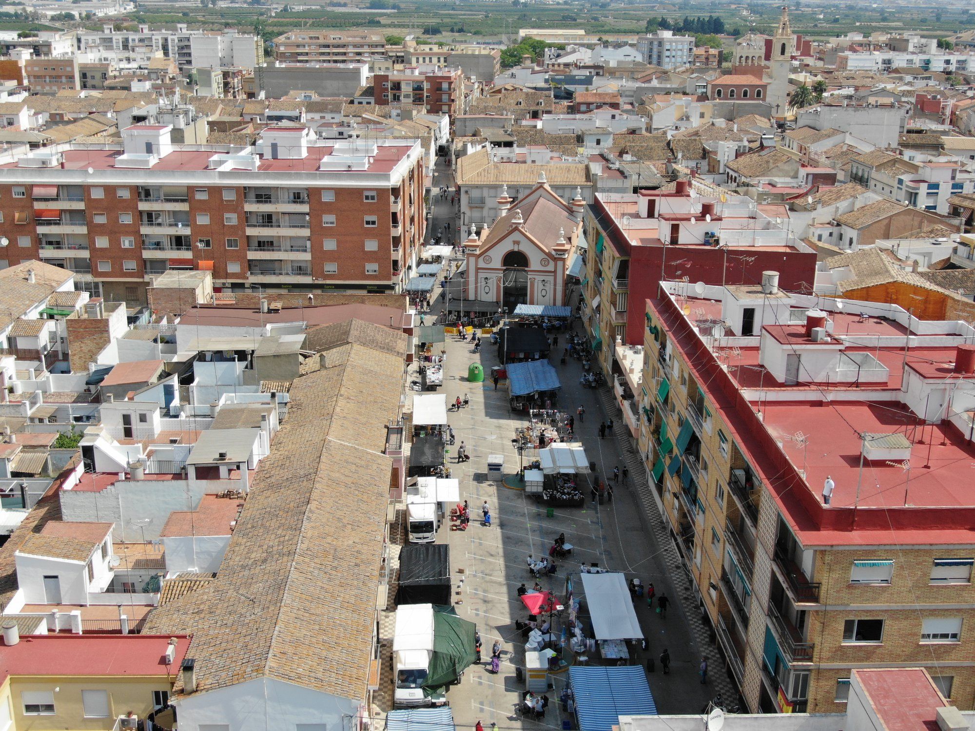 Vista panoràmica de la ciutat d'Alcàsser