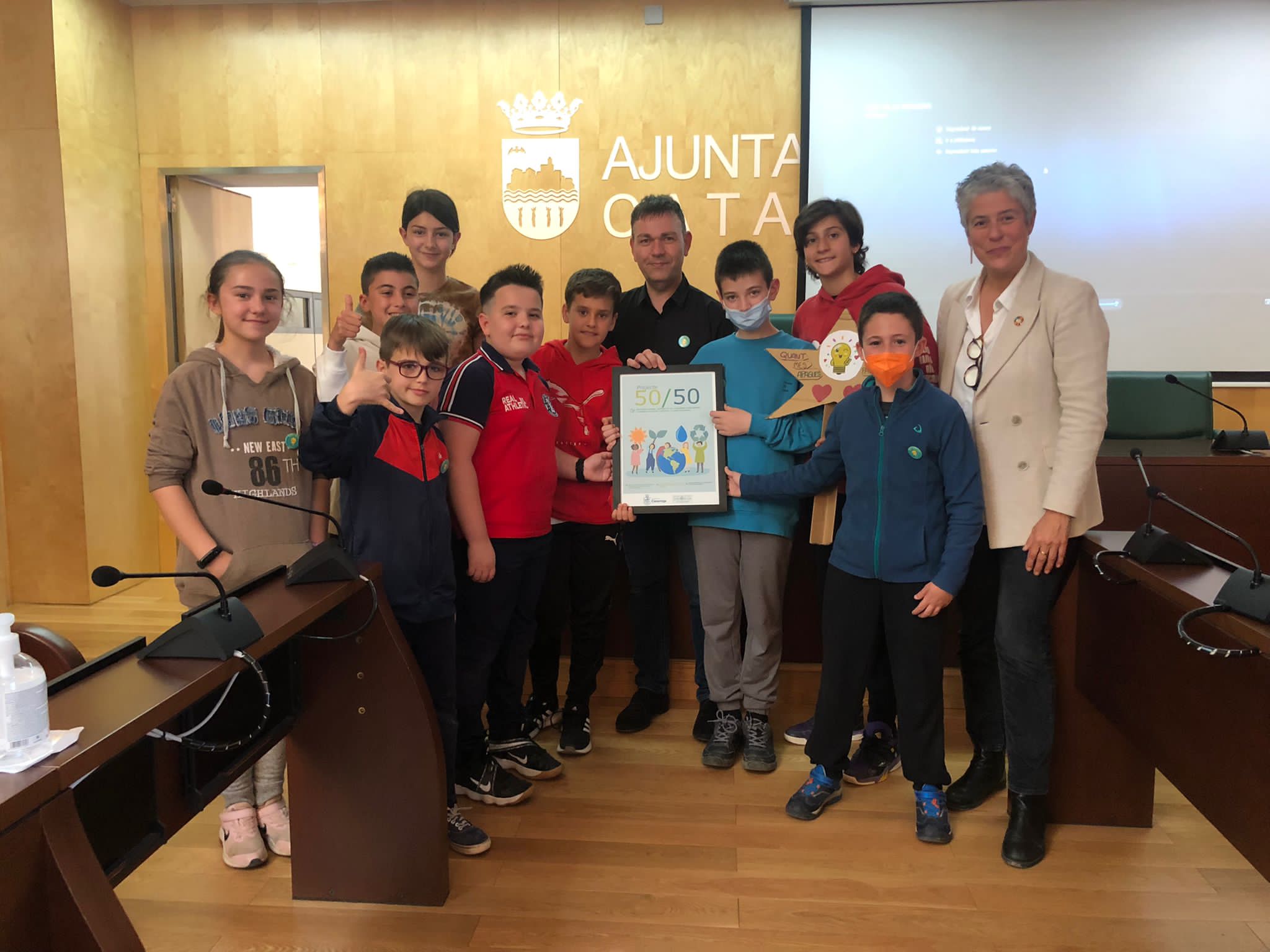 Alumnat participant a la campanya de Catarroja