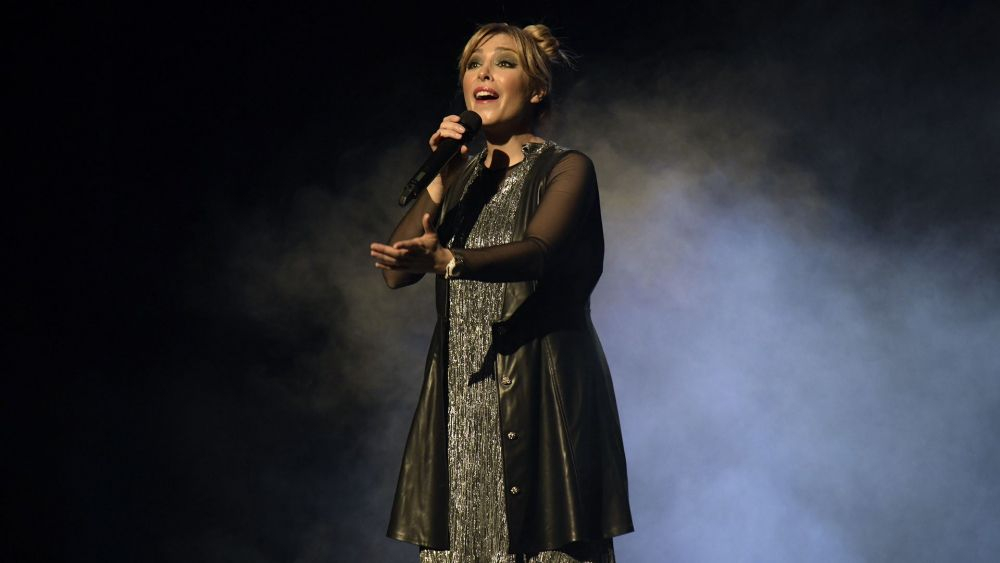 La cantante Gisela en un concierto de Paiporta