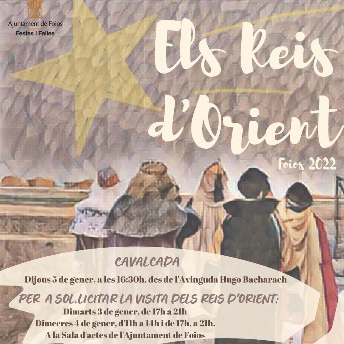 Cartel Reyes Magos de Foios