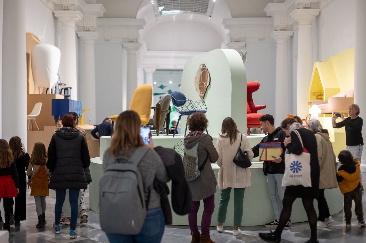 Visitantes en el Centre del Carme