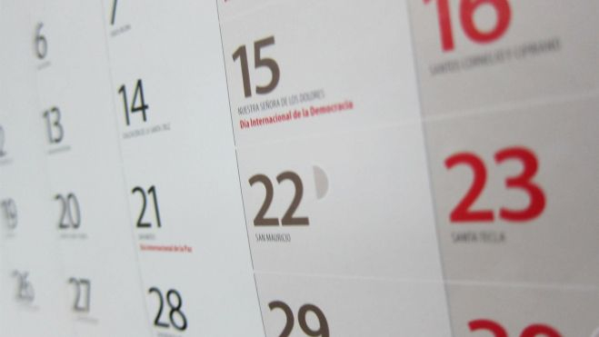 Un calendario Un calendario