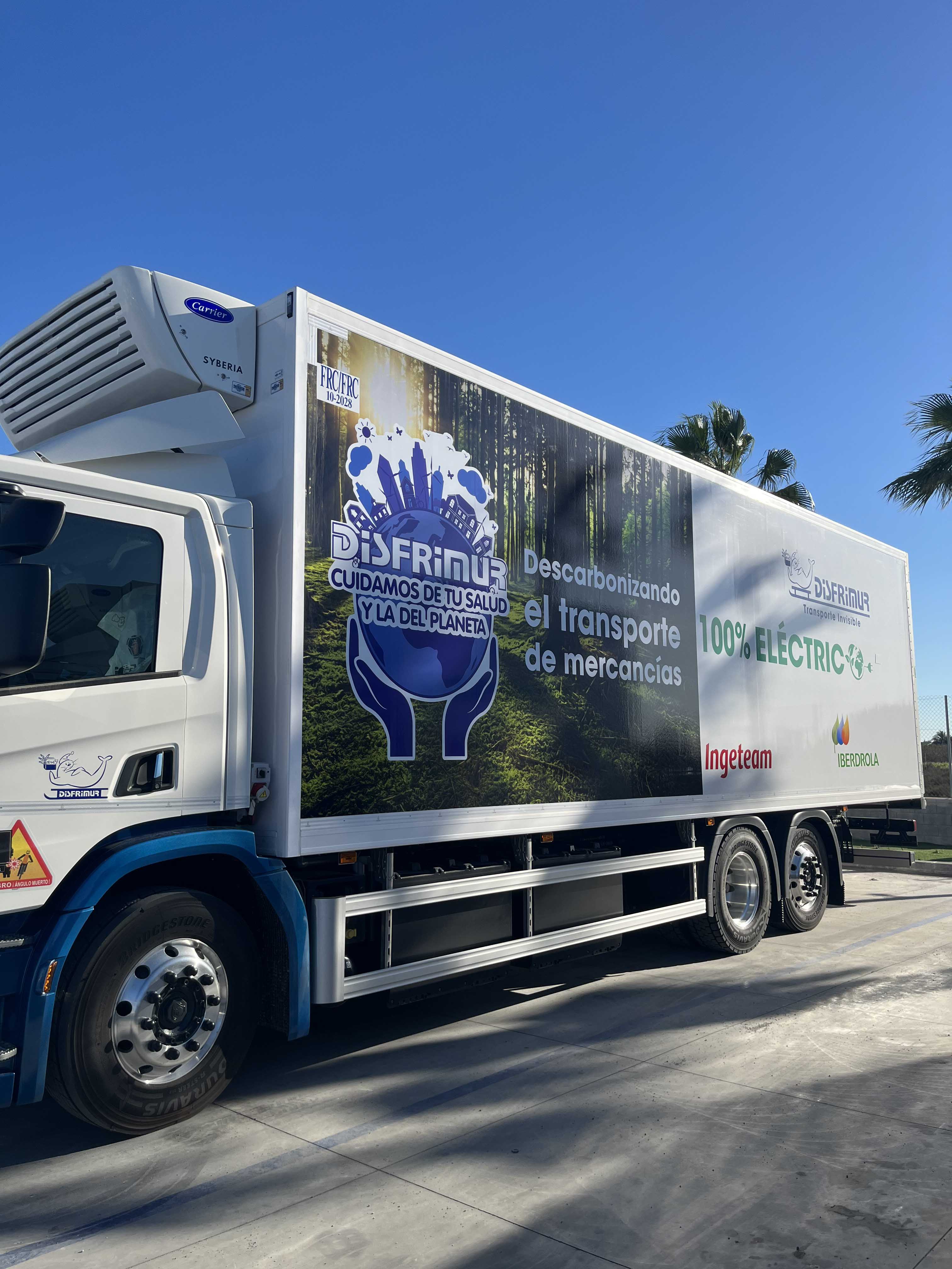 Camión rígido eléctrico cero emisiones de Mercadona