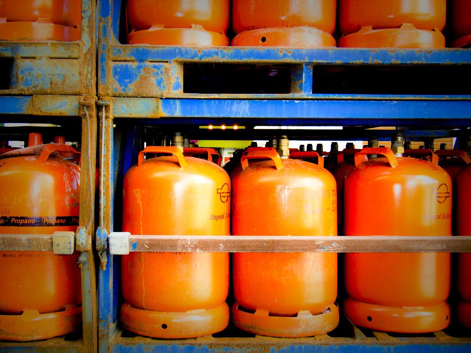 Bombonas de butano