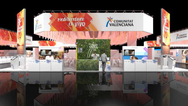 Estand de la Comunitat Valenciana a Fitur