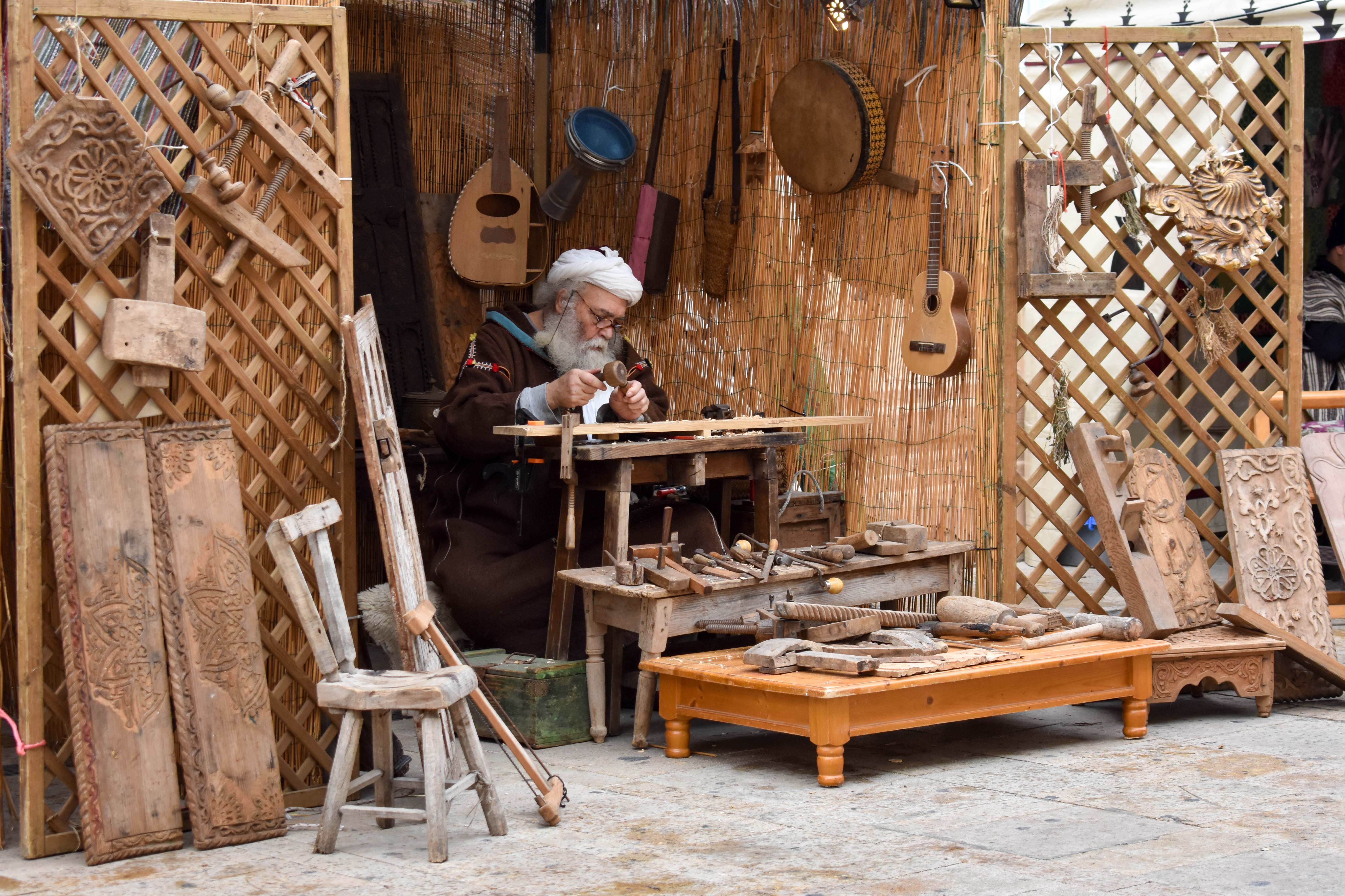 Puesto de una Feria Medieval en València
