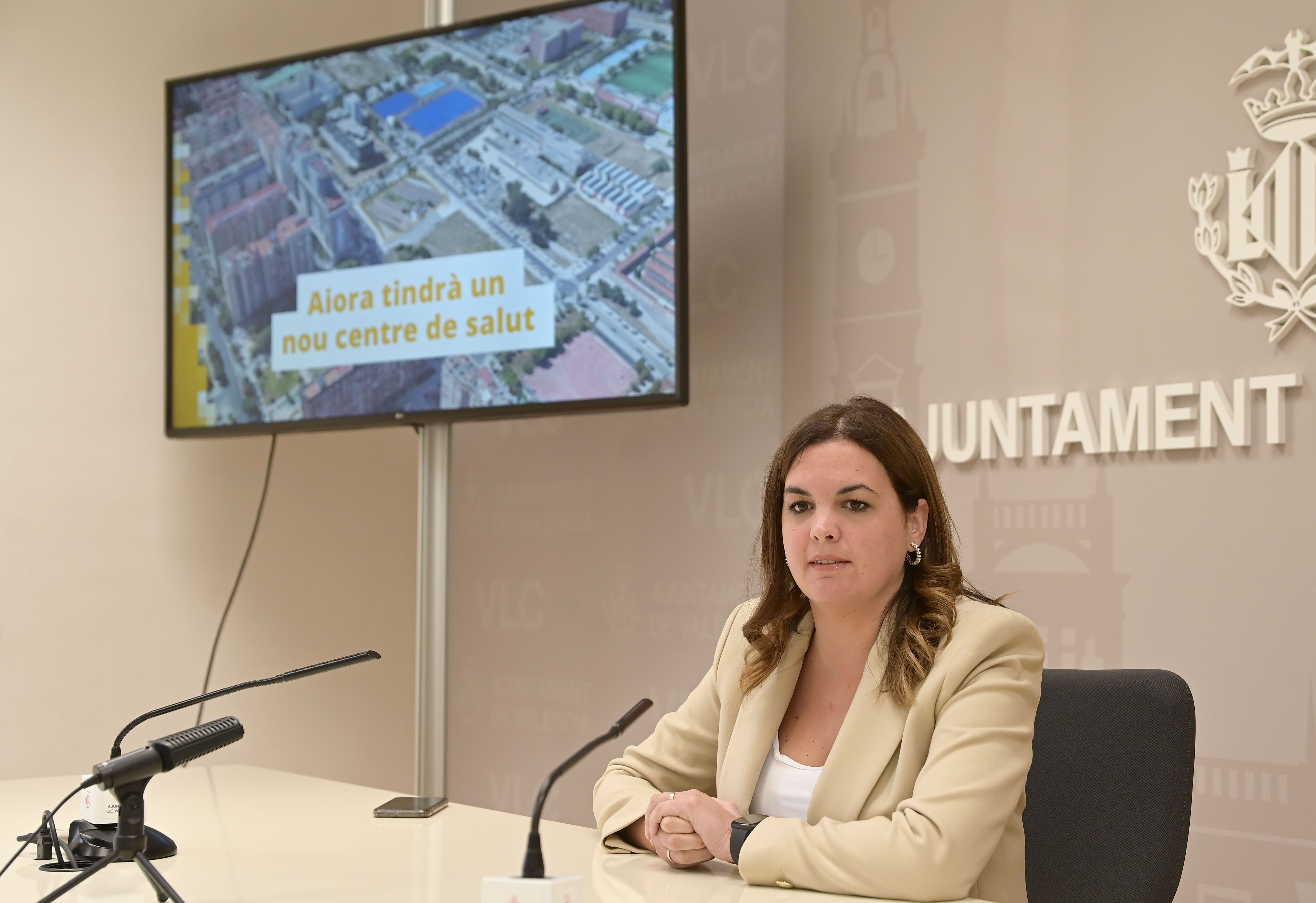 La vicealcaldesa y concejala de Desarrollo Urbano, Sandra Gómez, en rueda de prensa