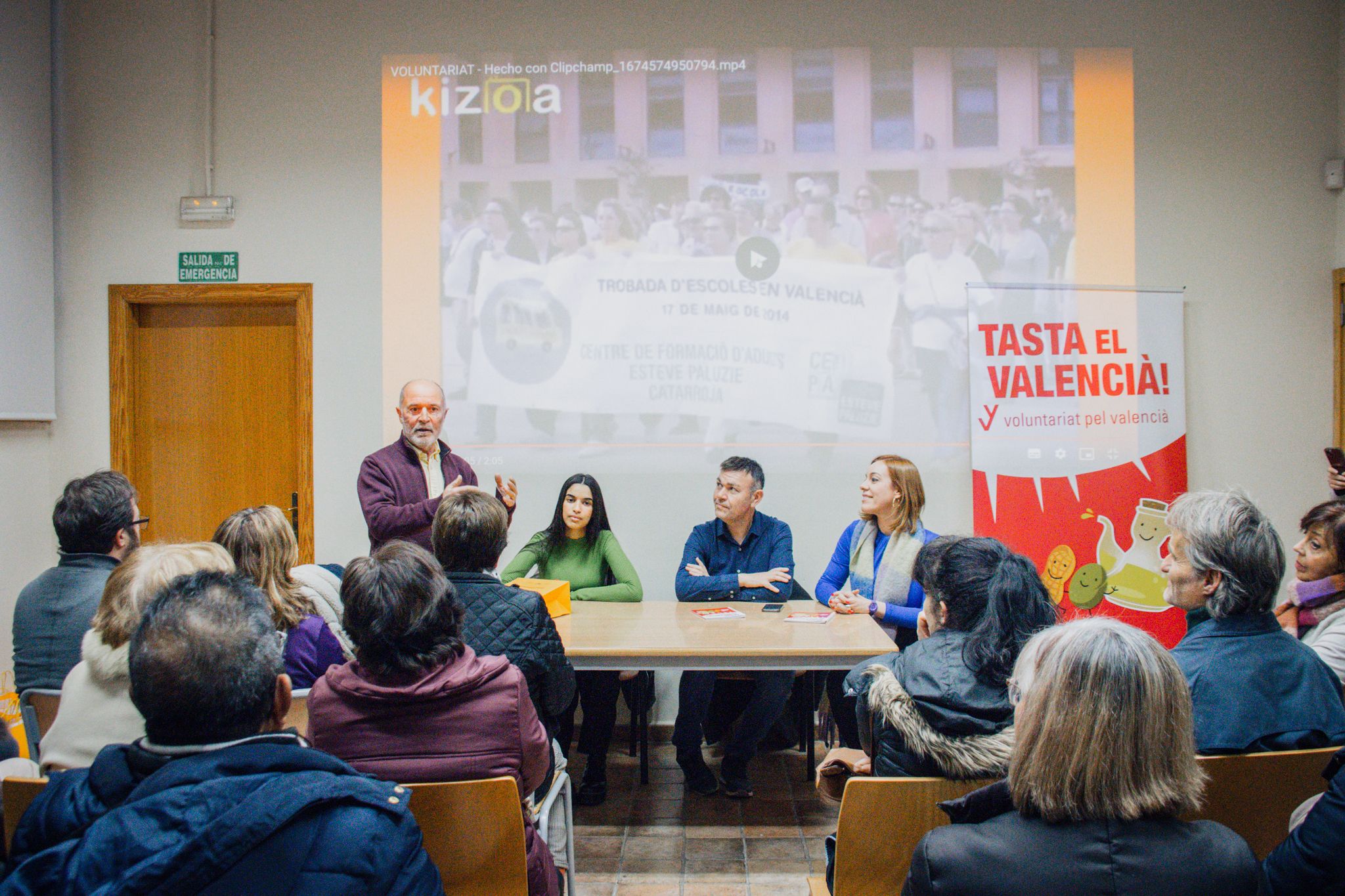 El "Voluntariat pel valencià" de Catarroja