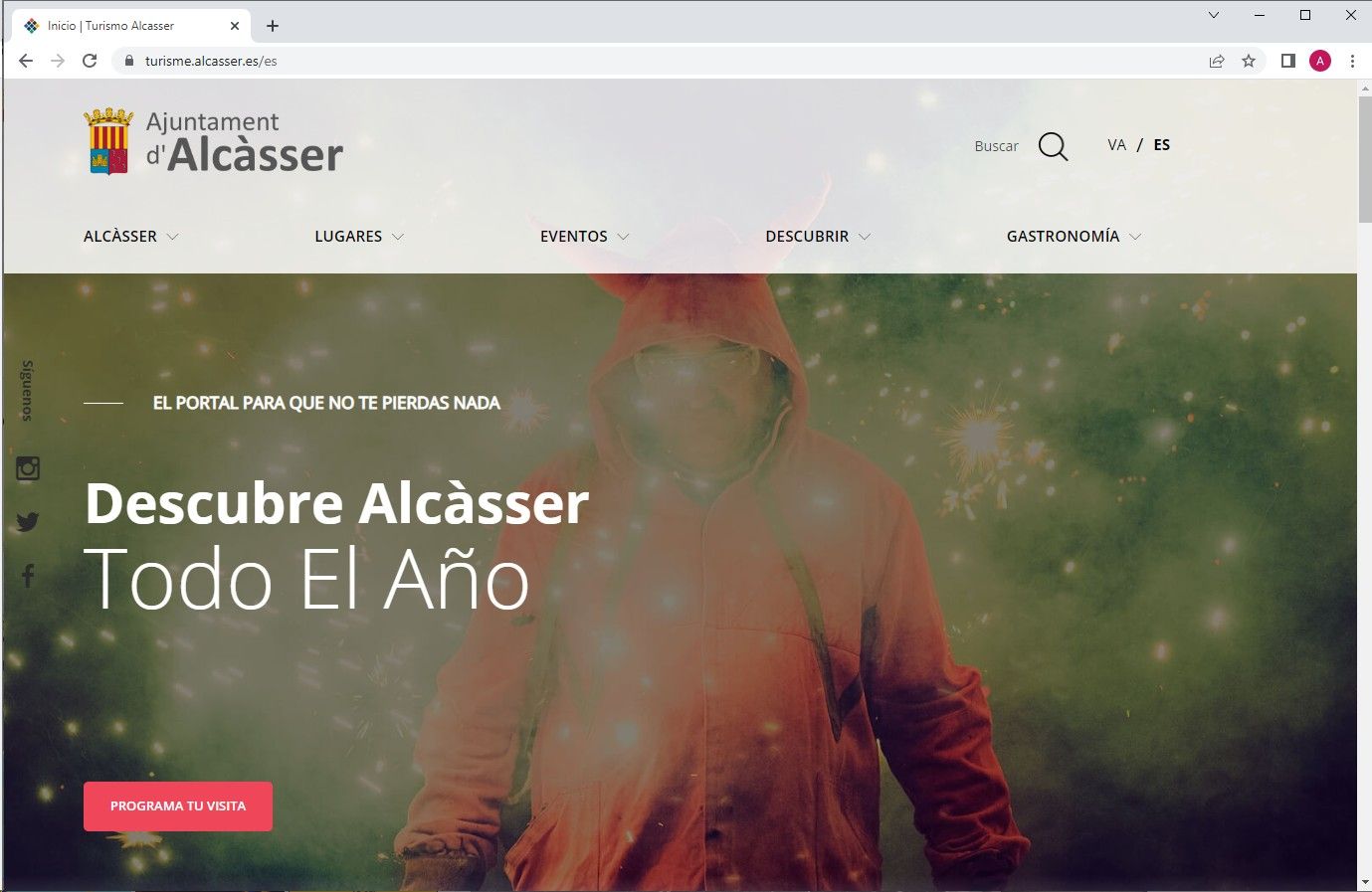 Nuevo portal de turismo de Alcàsser 