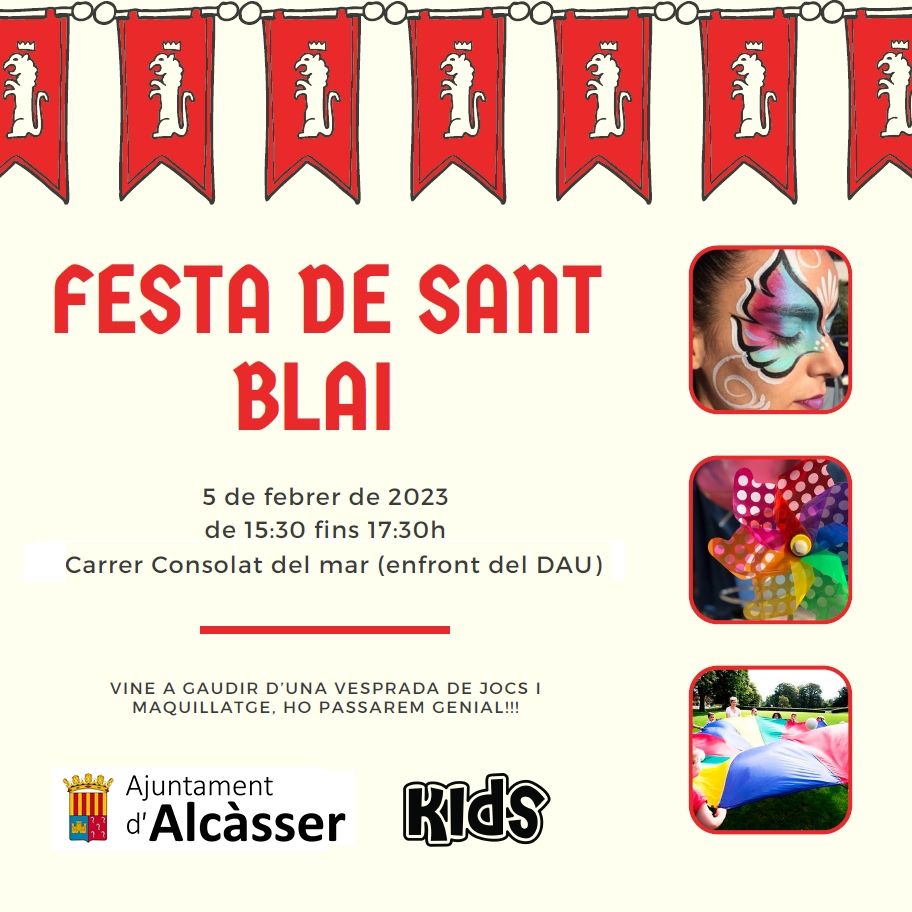Cartel Sant Blai 2023 Alcàsser