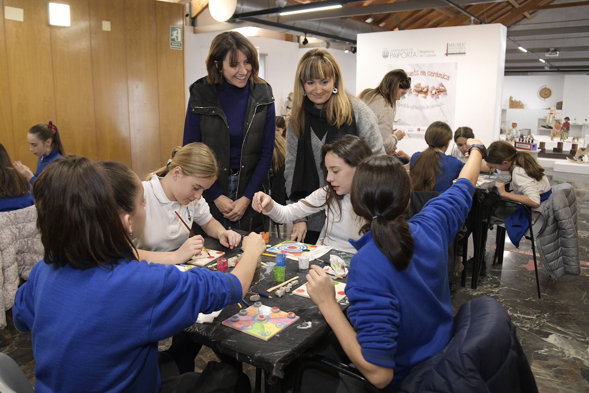 Més de 600 estudiants participen en el primer taller de l'any en el Museu de la Rajoleria de Paiporta