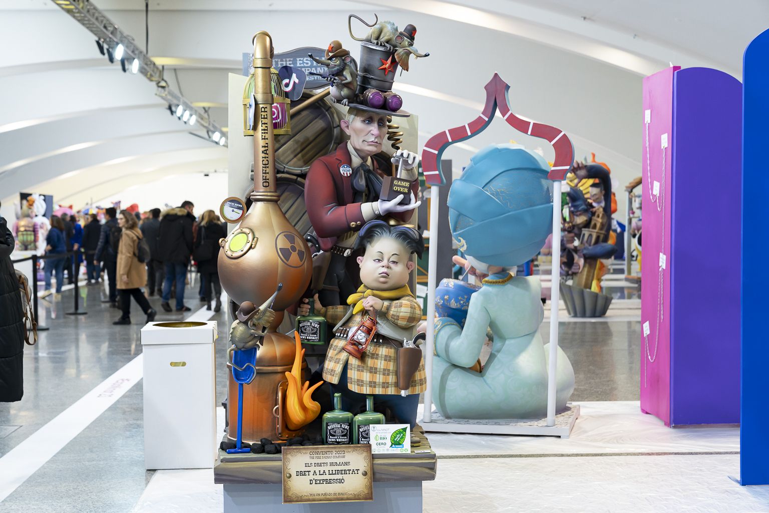 Ninot Convento Jerusalén - Matemático Marzal 2023 / Foto: Xisco Navarro