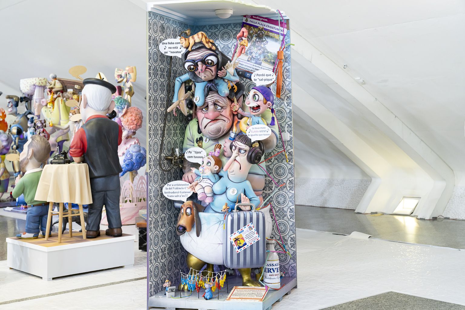 Ninot Sueca- Literato Azorín 2023 / Foto: Xisco Navarro