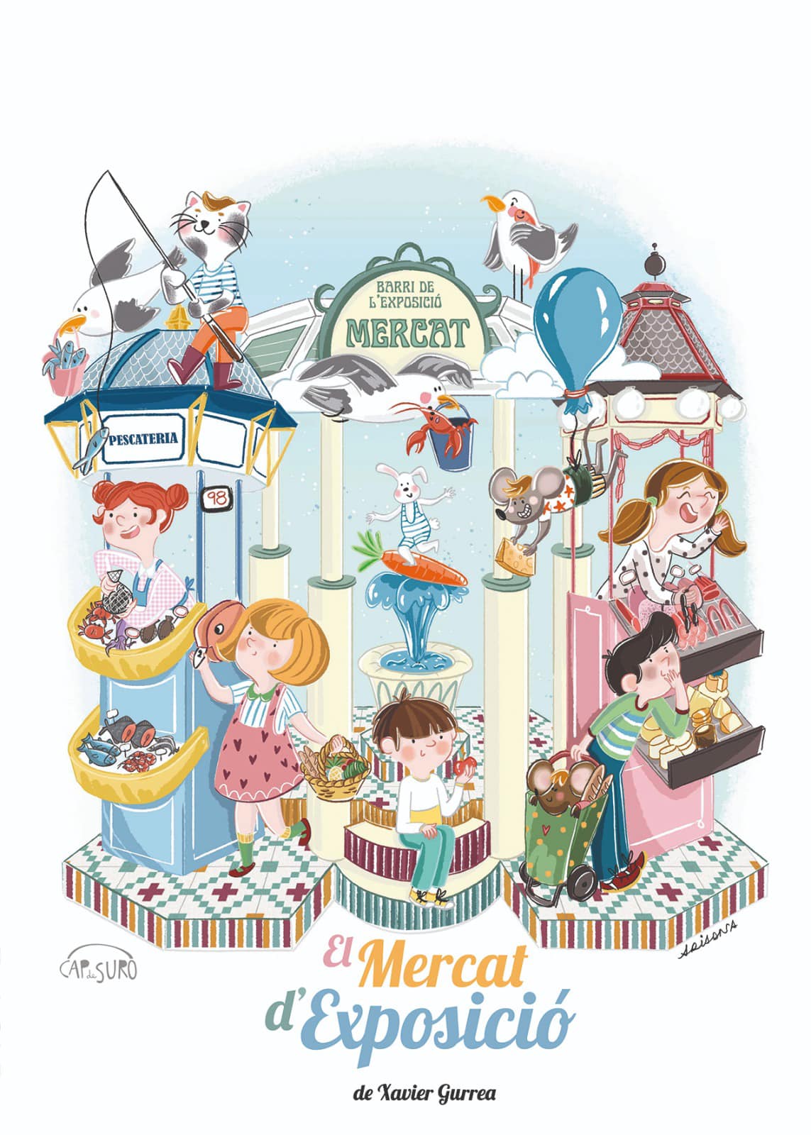 Boceto Falla Infantil Exposición - Micer Mascó 2023