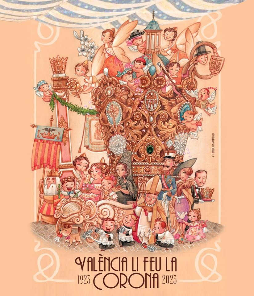 Boceto Falla Infantil Plaza de la Reina-Paz - San Vicente 2023