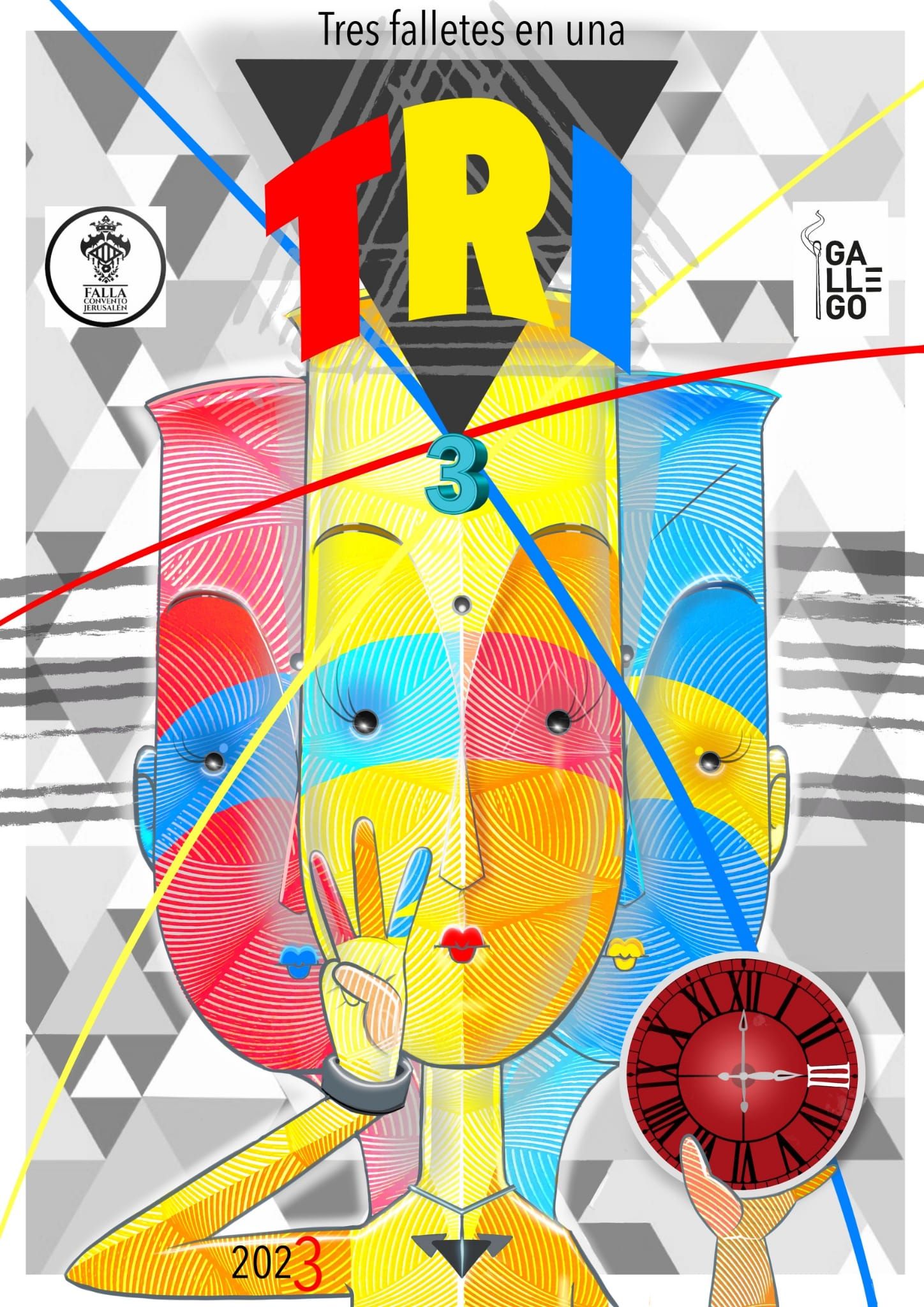 Boceto Falla Infantil Convento Jerusalén 2023