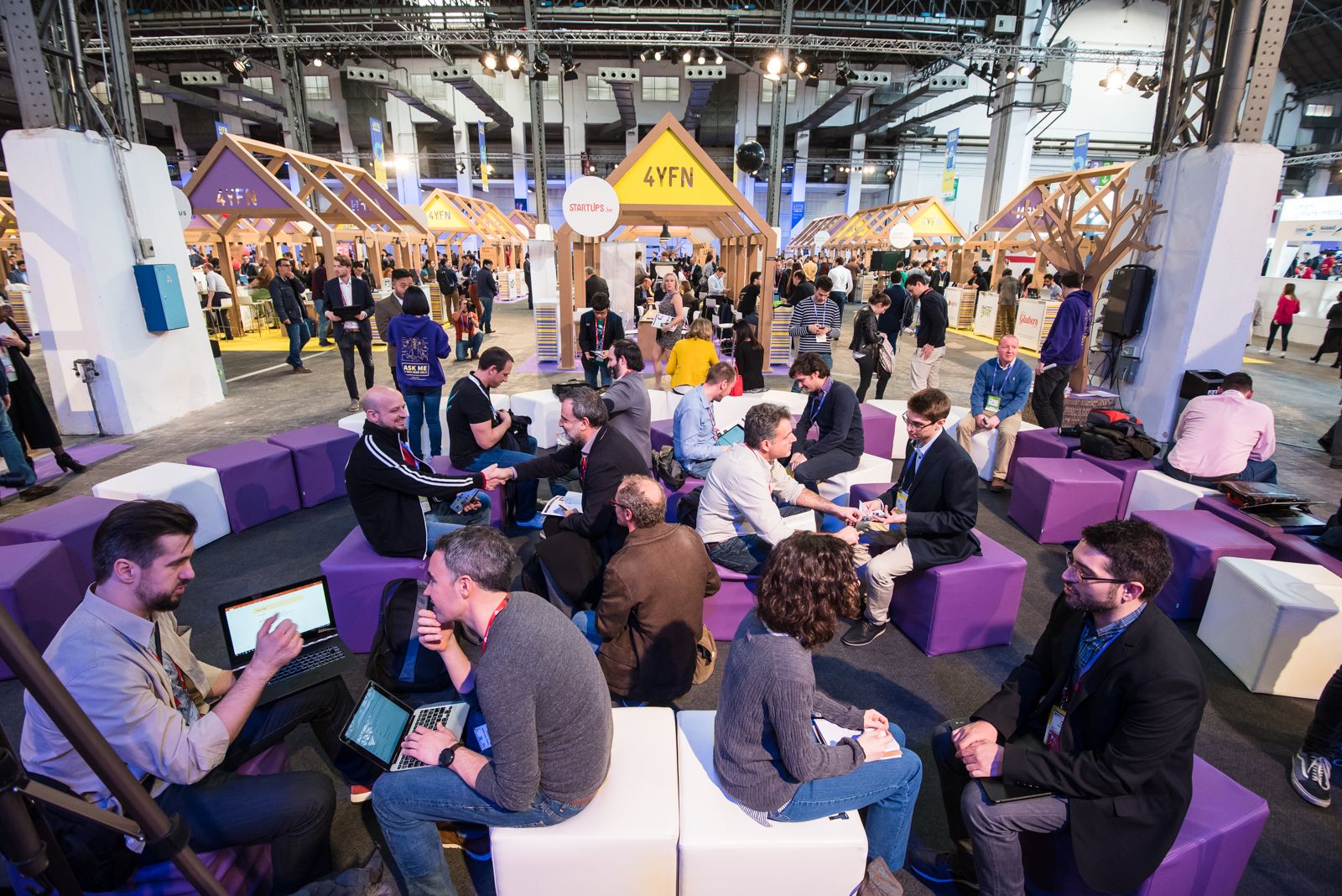  Imatge d'unes les edicions de la fira internacional 4YFN