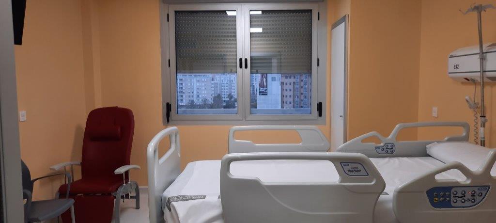 Habitacions amb immunodeprimits a l'Hospital Arnau de Vilanova