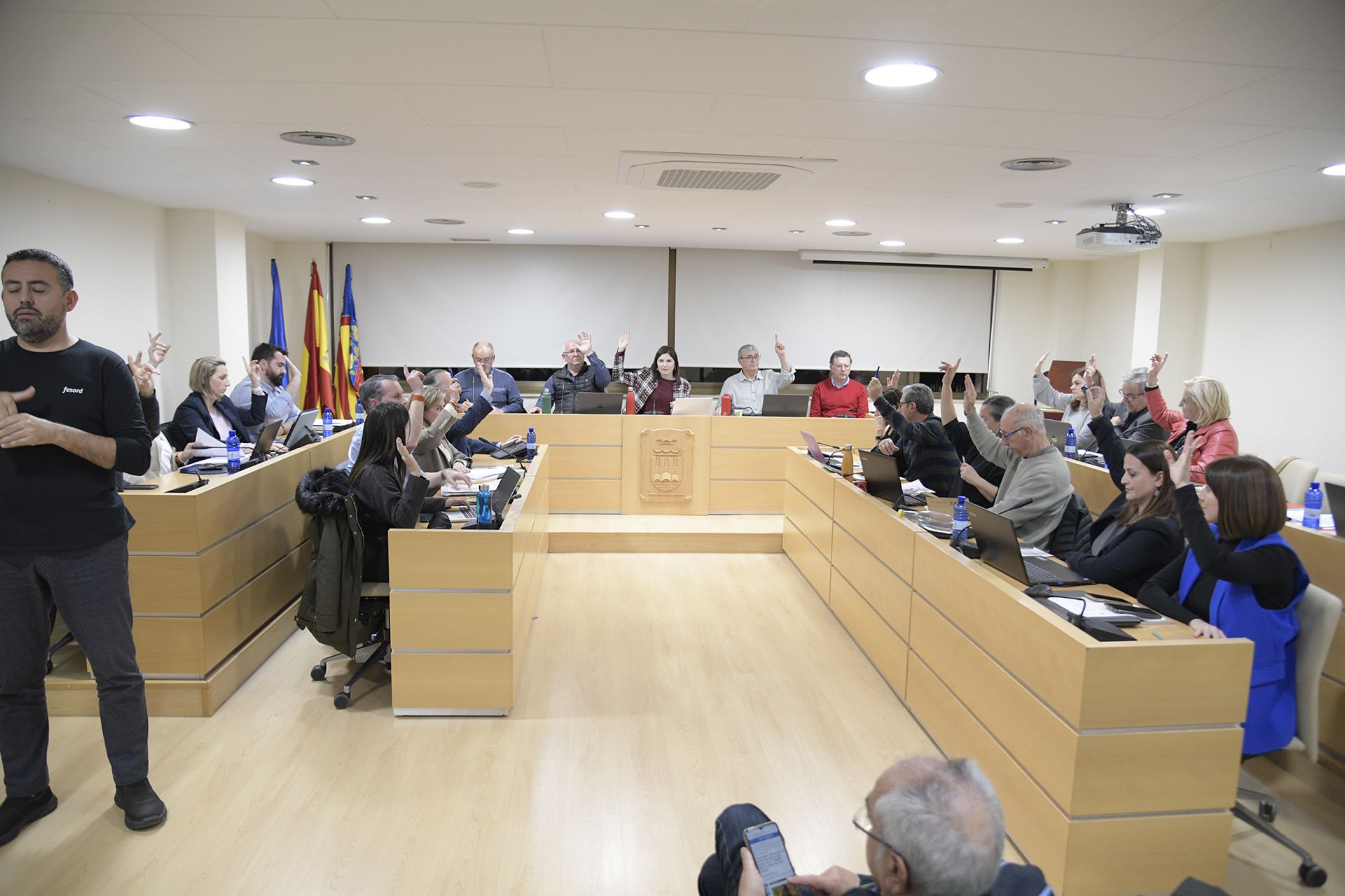 Ple de l'ajuntament de Paiporta