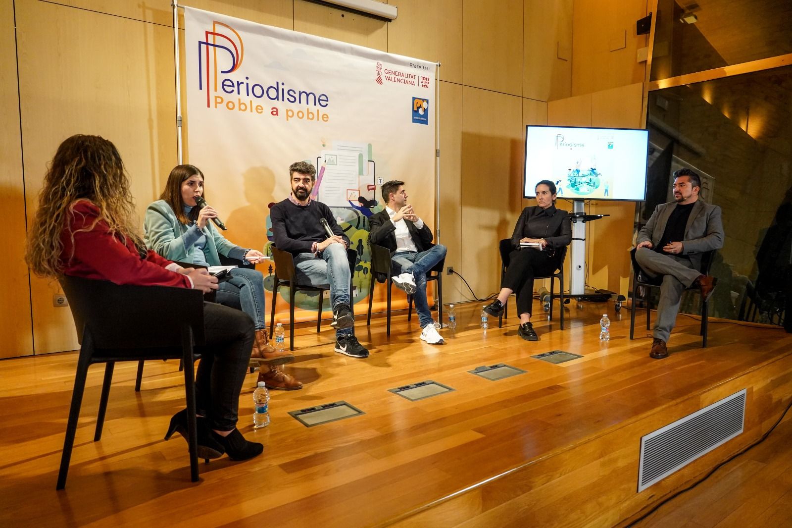 Una de las jornadas de Periodisme poble a poble.