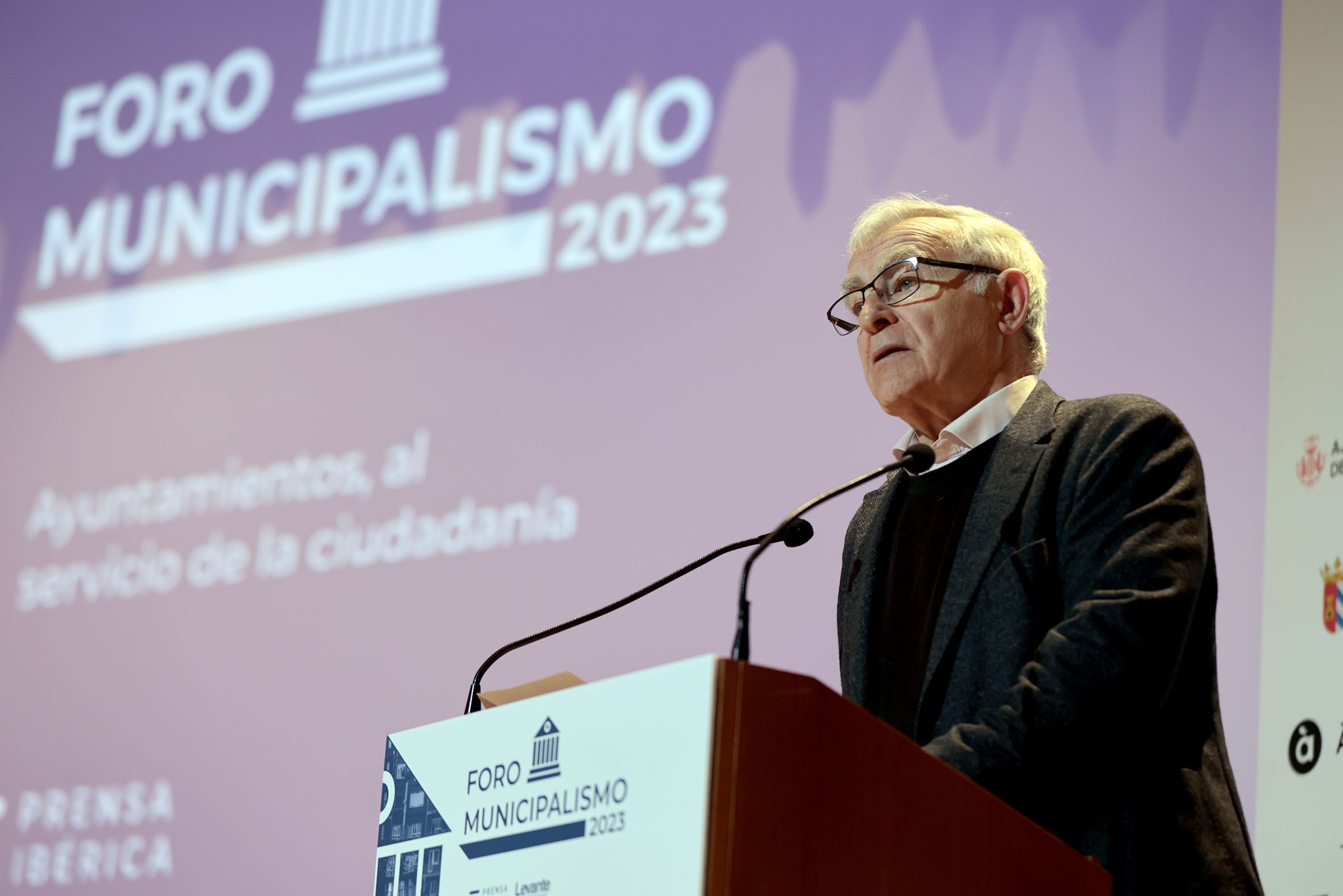 El alcalde de València, Joan Ribó, en el Foro de Municipalismo
