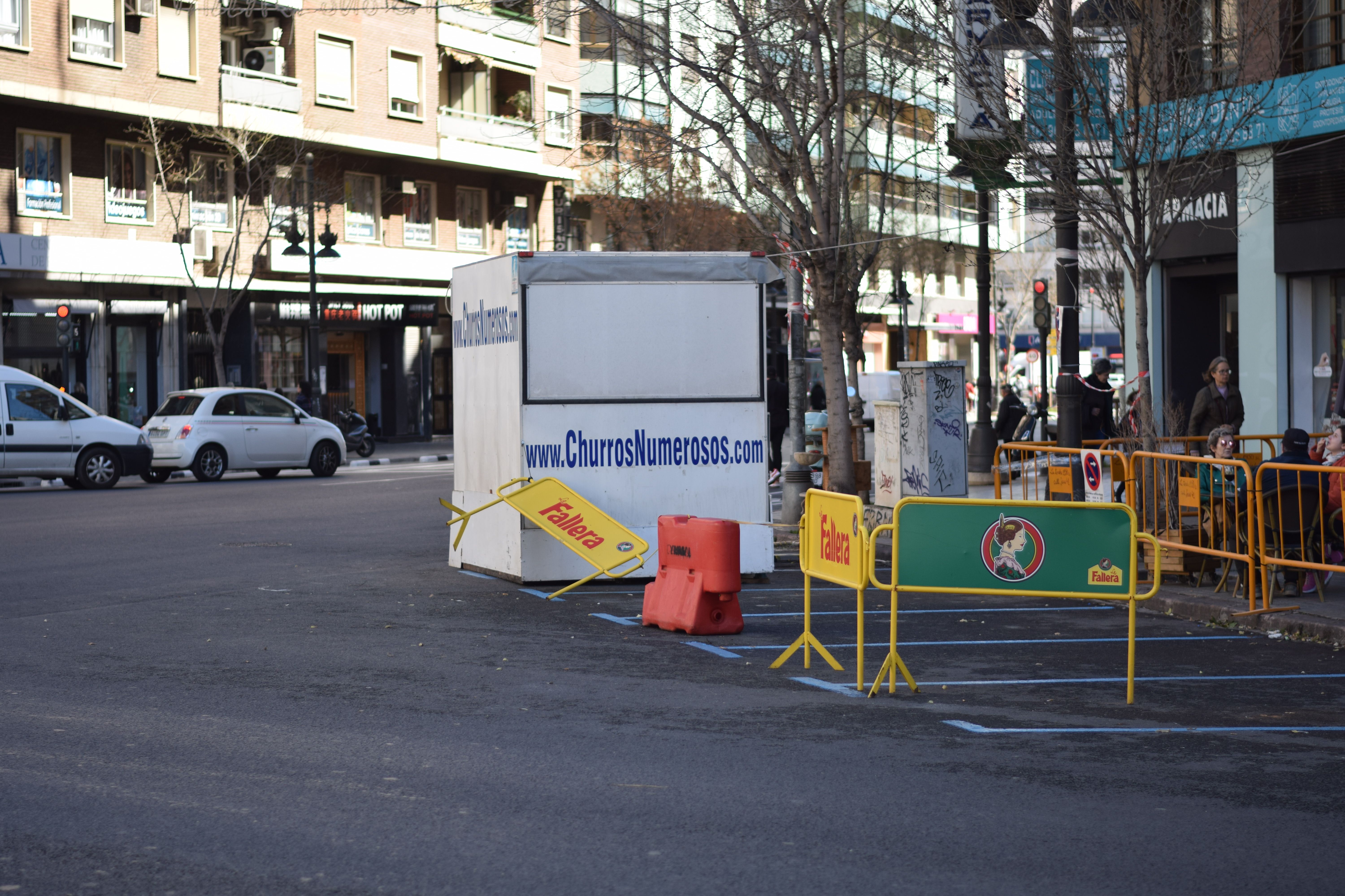 Imagen de la churrería Churros Numerosos, sin gluten, en una calle céntrica de València. Foto: Óscar Gascó
