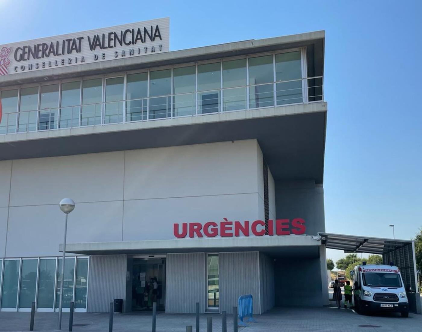 Servicio de urgencias del hospital de Gandia