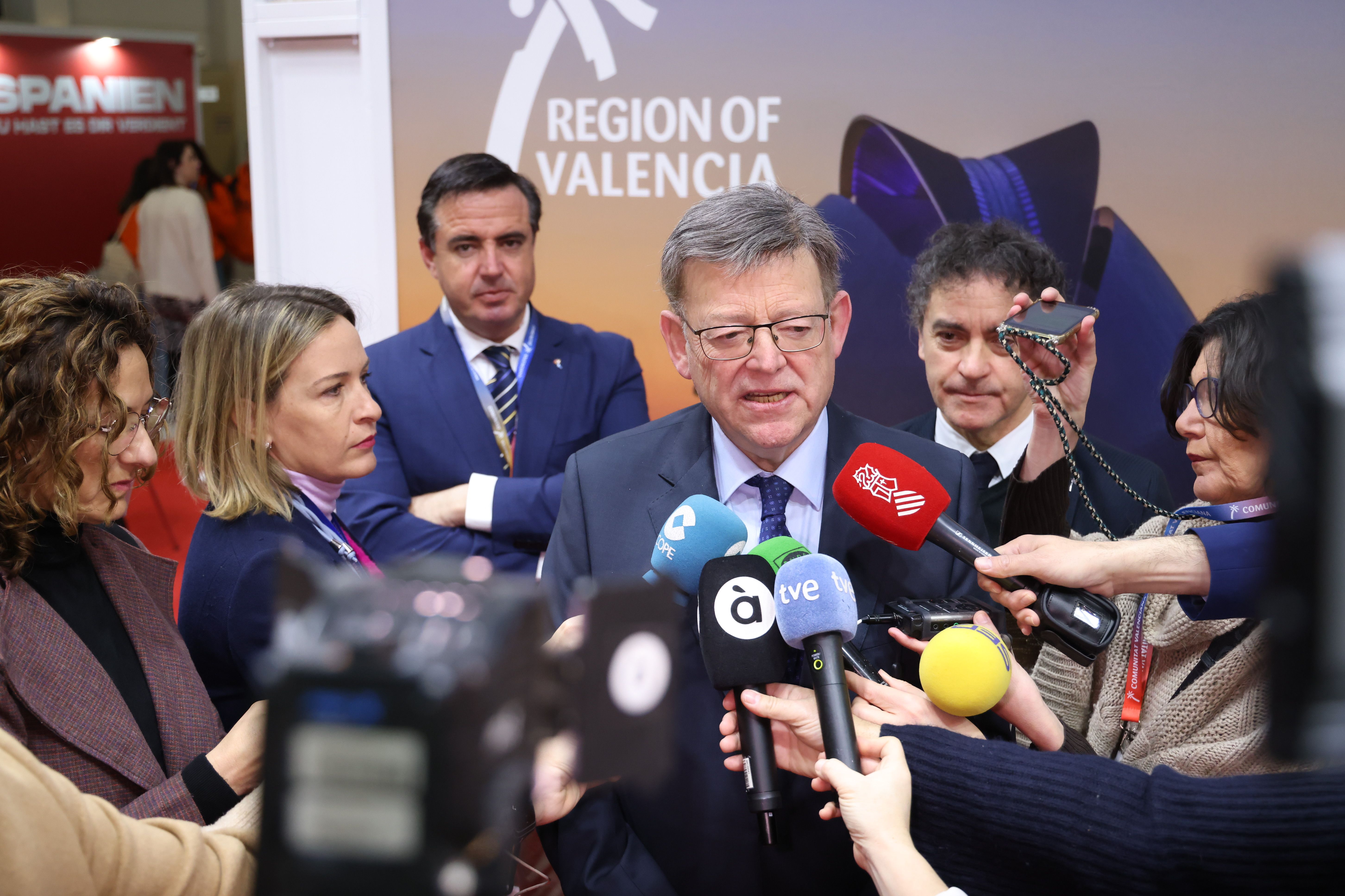 Ximo Puig en la feria internacional de Berlín
