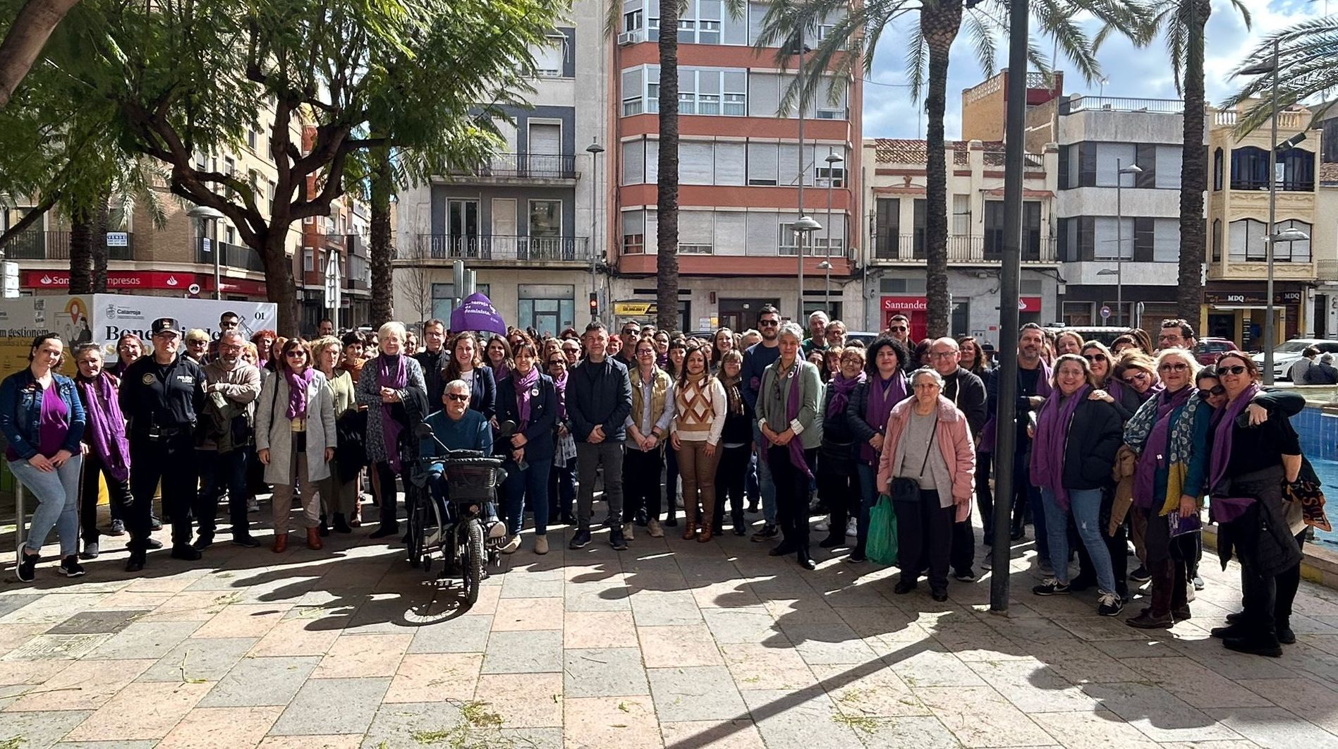 Imatge de la celebració del 8M a Catarroja