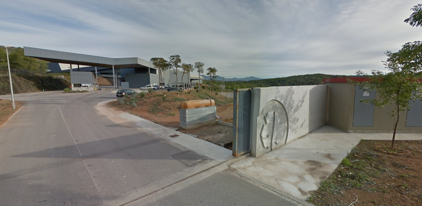 Entrada de la planta de residus d'Algímia d'Alfara
