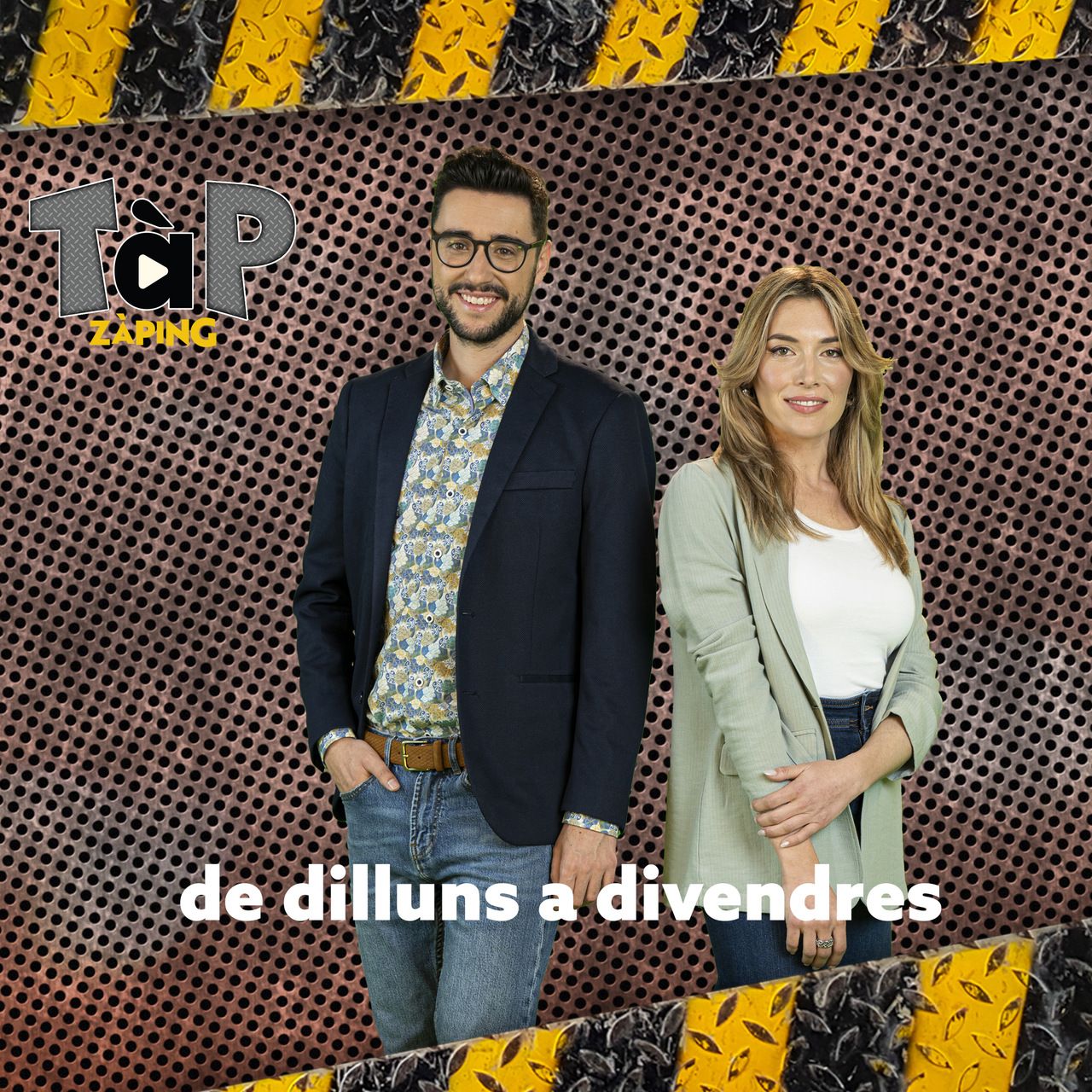 Lluis Cascant i Alex Blanquer, presentadors del Tàp Zàping diari