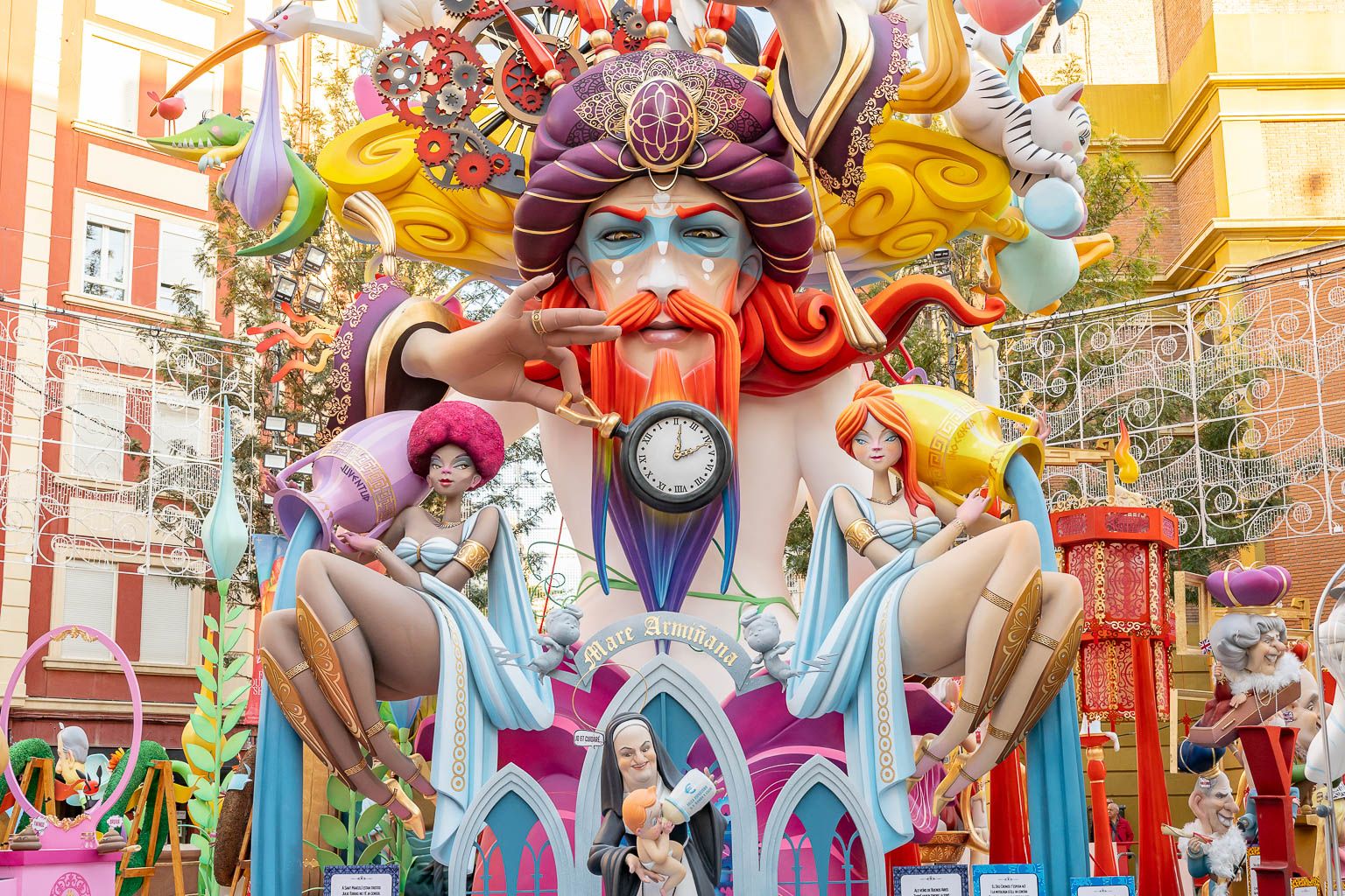 Falla Cuba - Literato Azorín 2023. Foto: Xisco Navarro