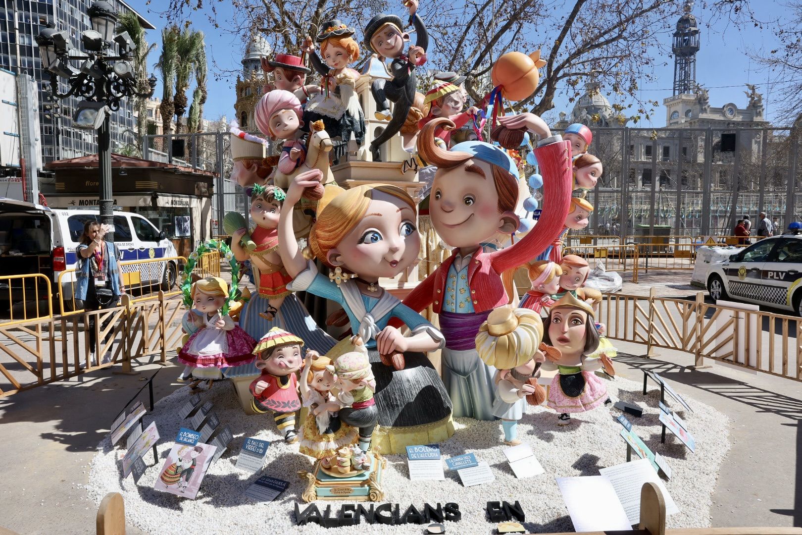 Falla Infantil del Ayuntamiento de València 2023. Imagen Xisco Navarro
