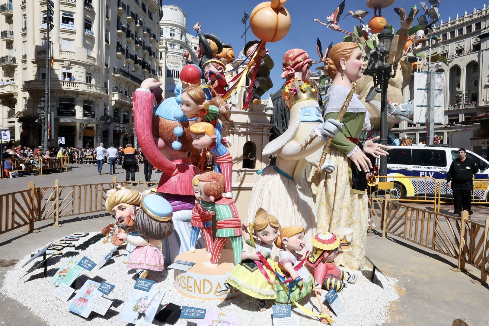 Falla Infantil del Ayuntamiento de València 2023. Imagen Xisco Navarro