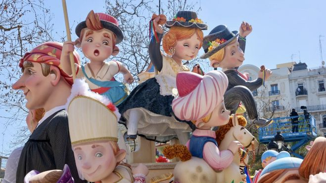 Falla Infantil del Ayuntamiento de València 2023. Imagen Xisco Navarro