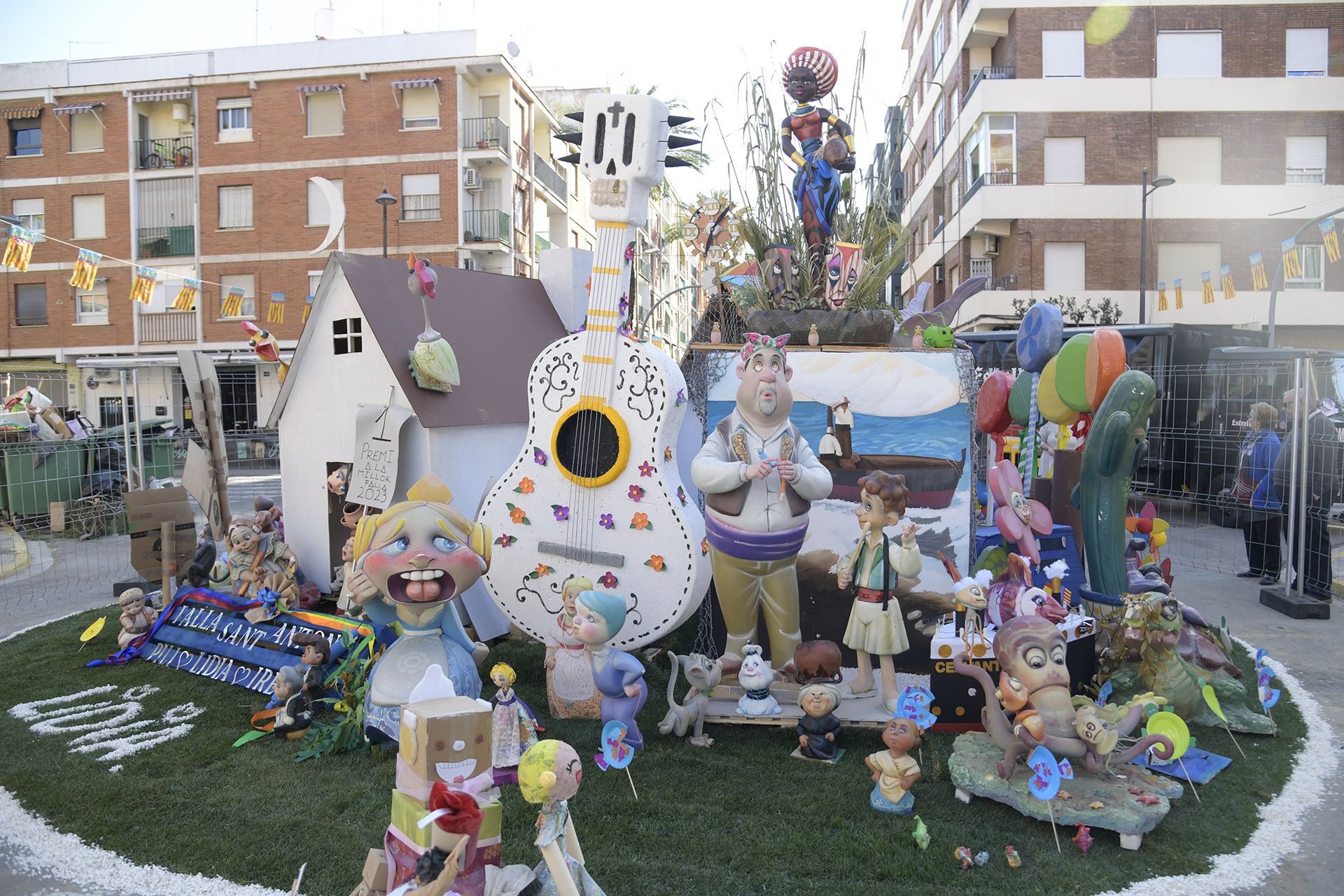  Monumento de la Falla Sant Antoni de Paiporta. Imagen: Ayuntamiento de Paiporta
