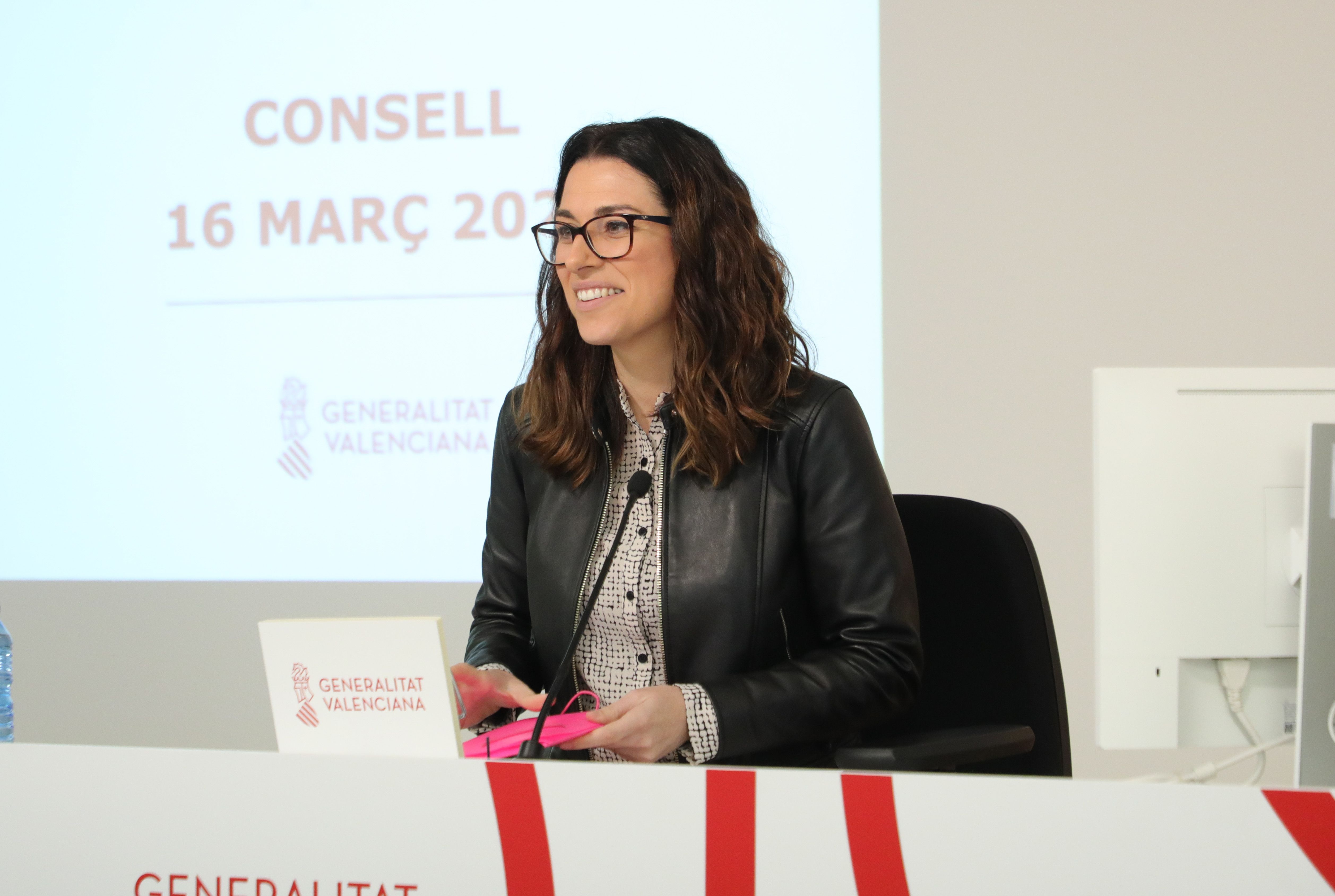 La vicepresidenta i portaveu del Consell, Aitana Mas