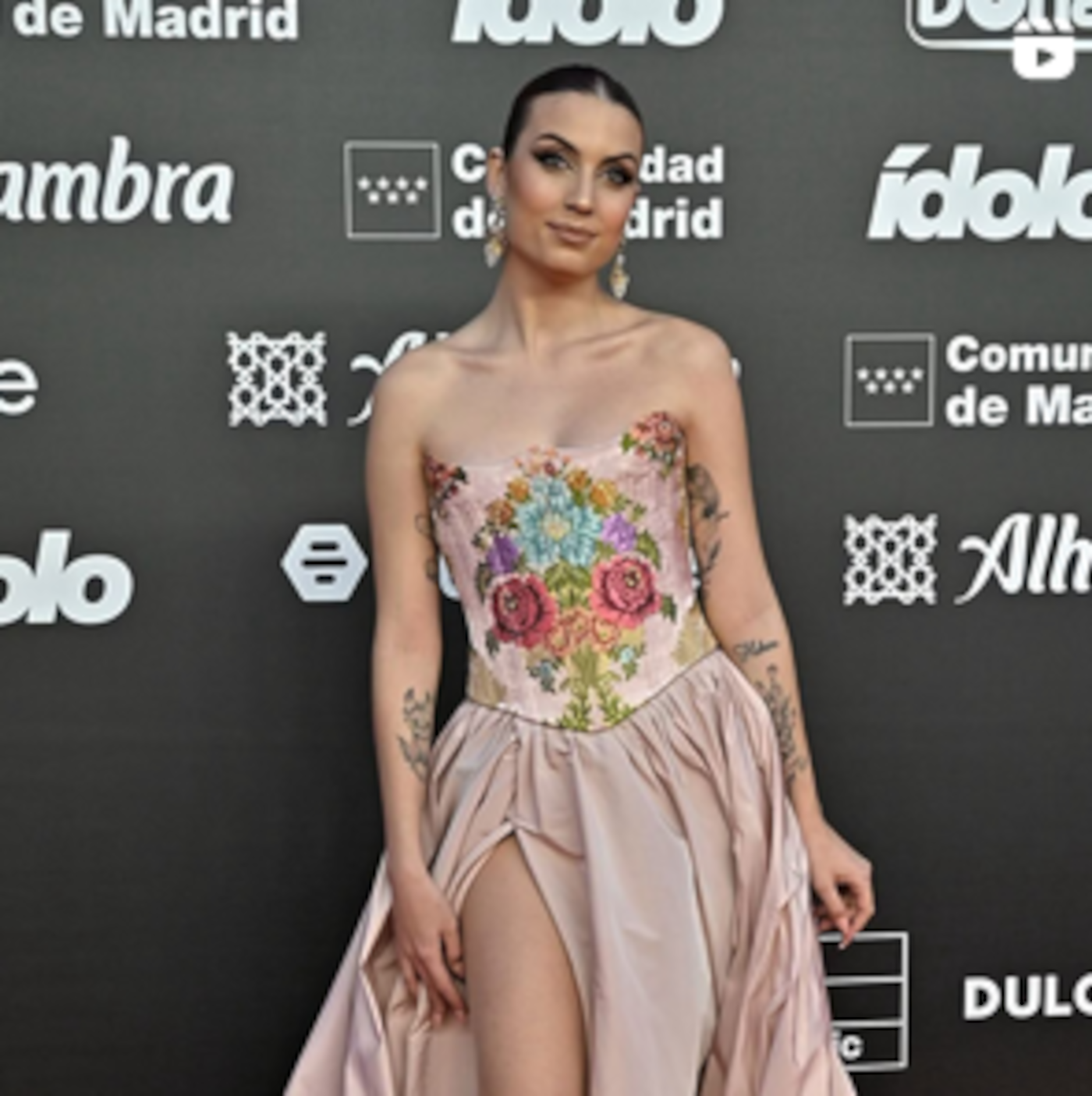 Nuria Andraos, influencer valenciana, als Premios Ídolo 2023
